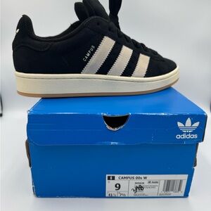 Adidas Campus 00s Black and Cream Sneakers 9w/8m New in Box